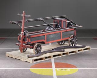 Hand Drawn Manual Fire Engine