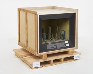 Diorama of Bessemer workshop, St Pancras 1856