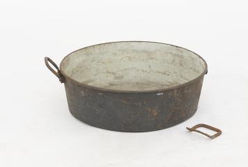 Basin, shallow, heavy, from Bell's pharmacy, C19