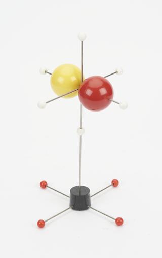 Model illustrating molecular orbital theory and crystal field theory