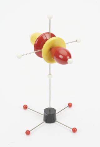 Model illustrating orbitals in molecular orbital theory and crystal field theory made by Crystal Structures Ltd.