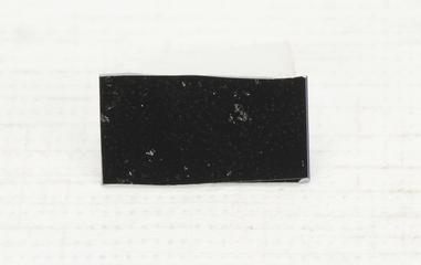 Sample of graphene obtained using Scotch sticky tape at the University of Manchester