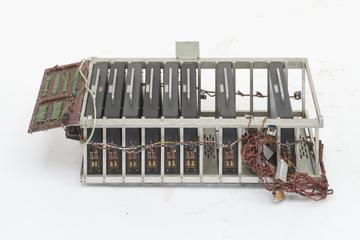 Deck of microprogram modules from a Leo III computer