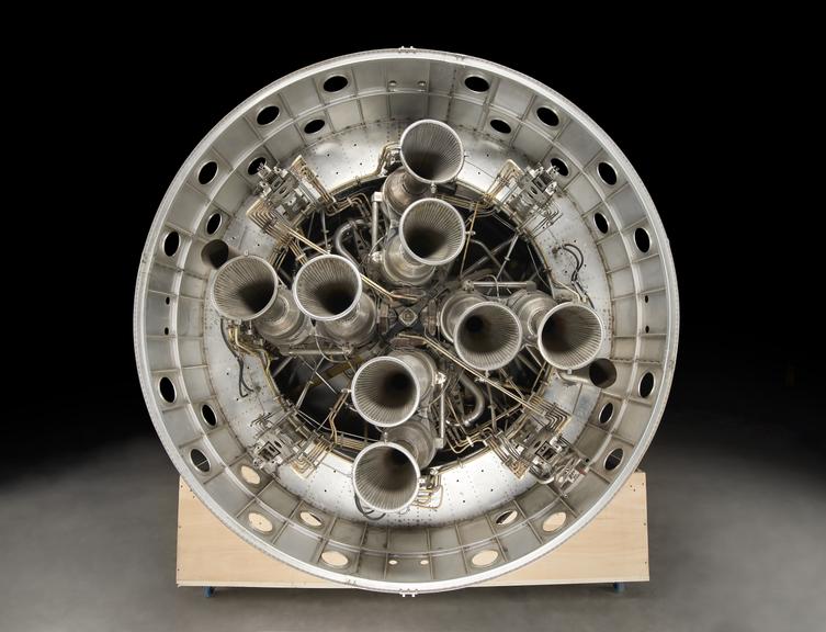 Black Arrow first stage and inter-stage section, 1971