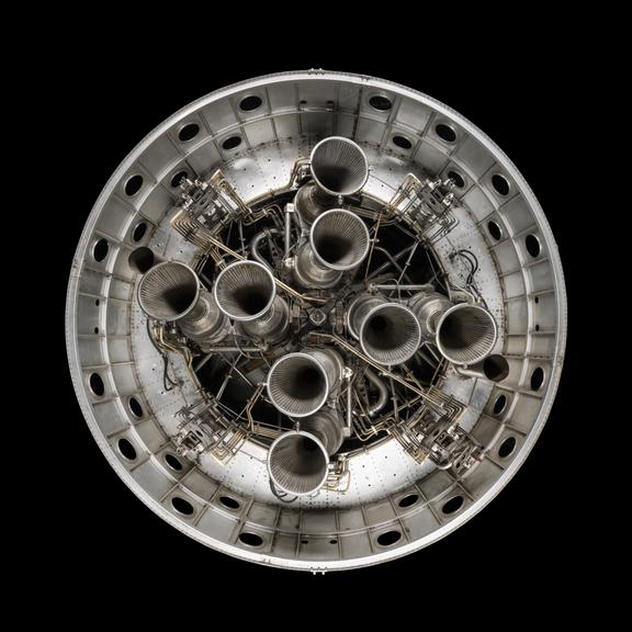 Black Arrow first stage and inter-stage section, 1971