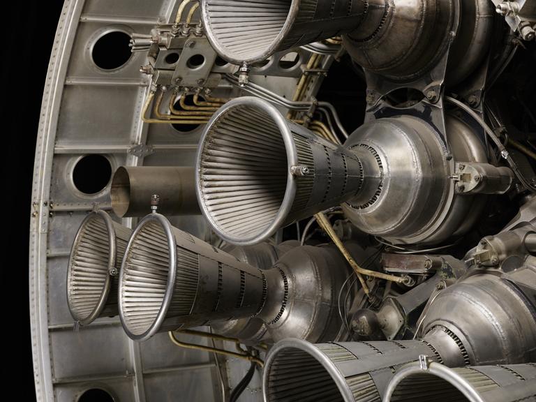 Black Arrow first stage and inter-stage section, 1971