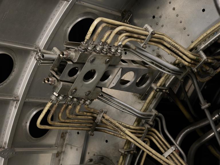 Black Arrow first stage and inter-stage section, 1971