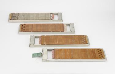 Four Programme Read Amplifier Assemblies, from Ferranti Argus 200 computer