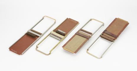 Four Printed circuit board Extender Units, from Ferranti Argus 200 computer