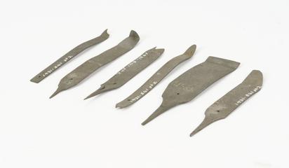 6 turning tools for Turner's Lathe (pottery)