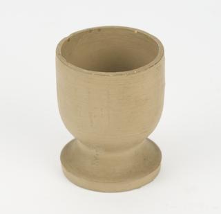 Egg cup (white - unglazed)
