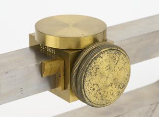 Slide associated with three large tuning forks by Koenig