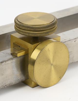 Slide associated with three large tuning forks by Koenig