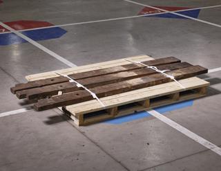 Beams from the Papermakers Couch Stool