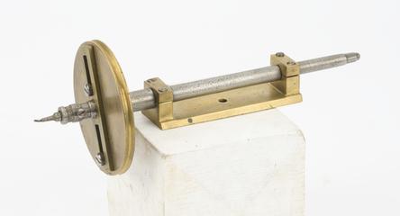 A drill and eccentric cutting spindle.