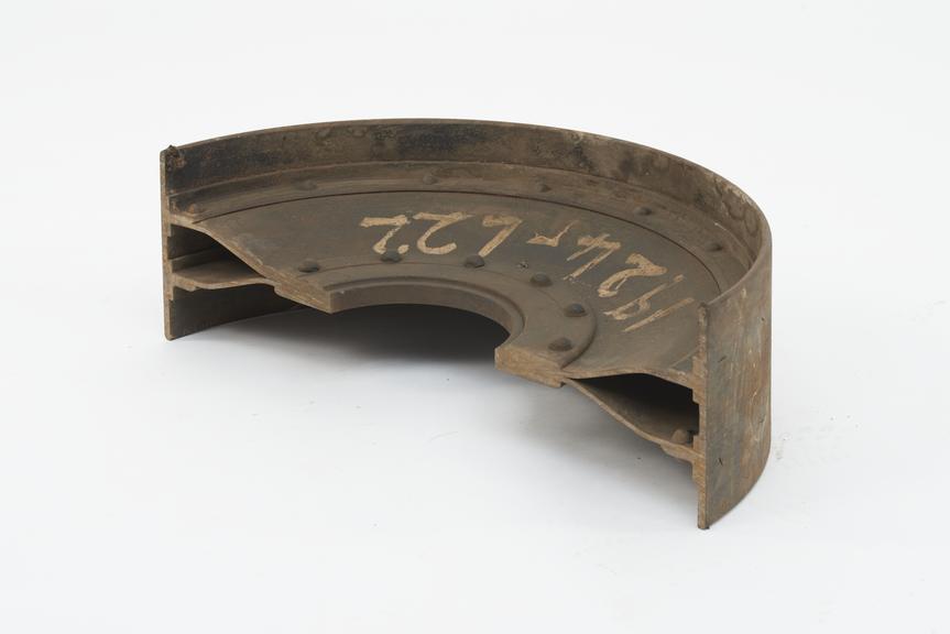 Section of vehicle wheel