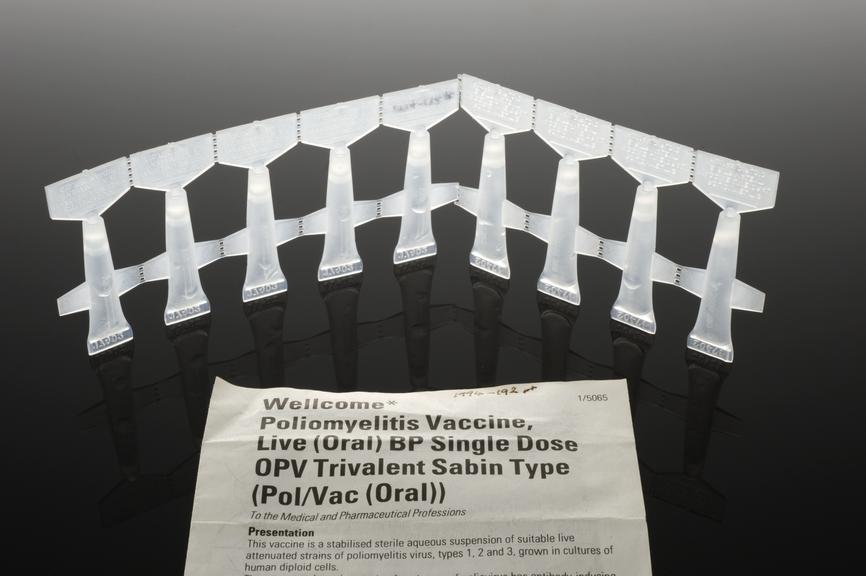 Nine doses of Sabin-type polio vaccine, London, England, 1994