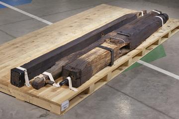 Beams from Wooden Horse Gin