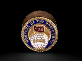 National Union of Railwaymen badge