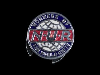 National Union of Railwaymen badge