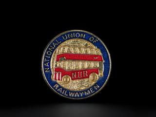 National Union of Railwaymen badge