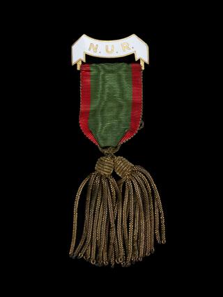 National Union of Railwaymen badge