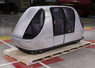 First Working Prototype Vehicle of the ULTra Personal Rapid Transit