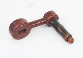 Crank handle from Franklin's electrostatic machine