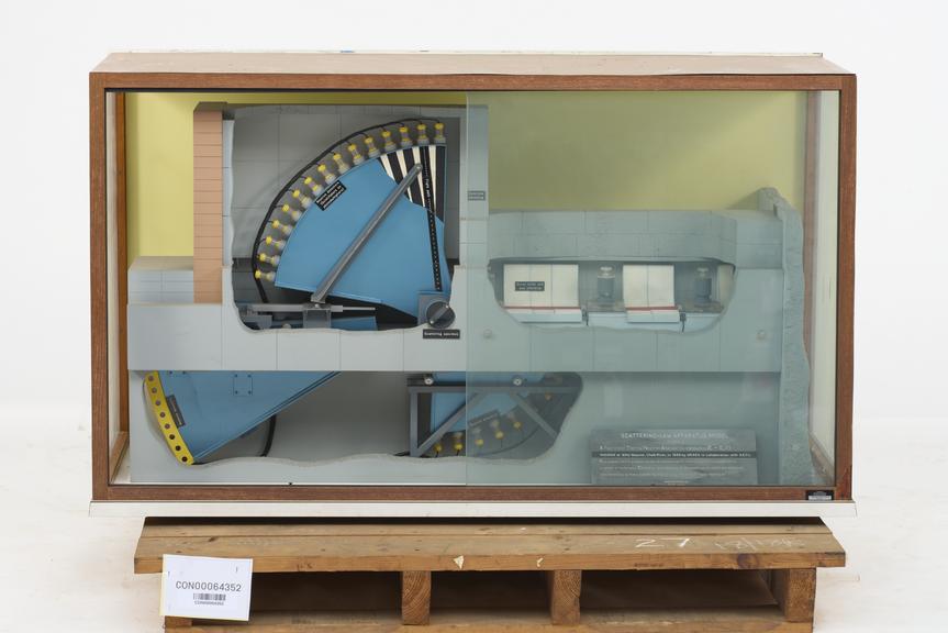 Model of phased-rotor neutron spectrometer installed at Chalk River
