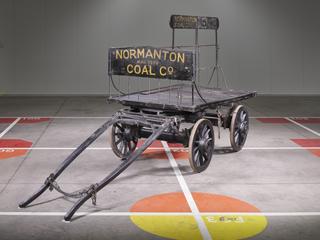 Horse drawn cart and exhibition part