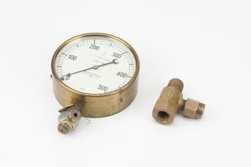 Pressure Gauge for Polyethylene Apparatus.