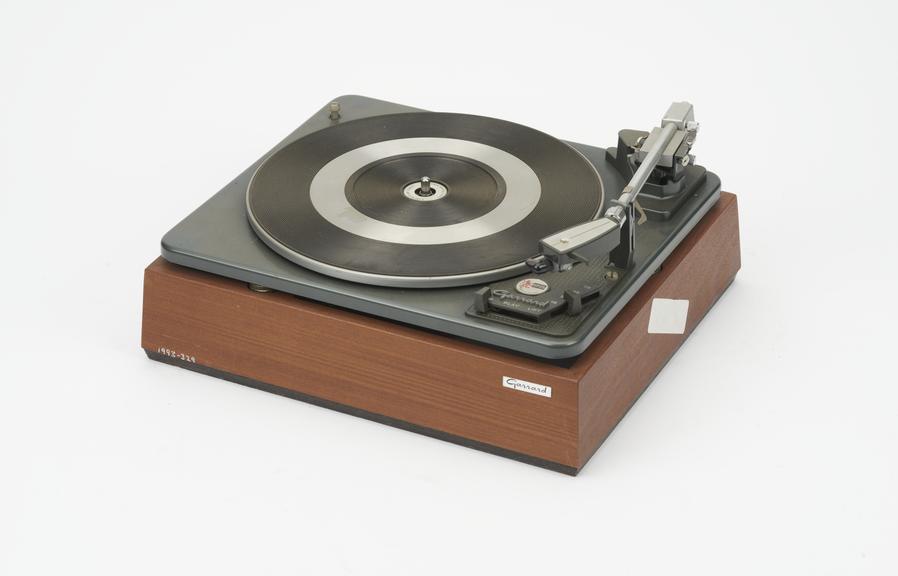 Record deck, c 1965.