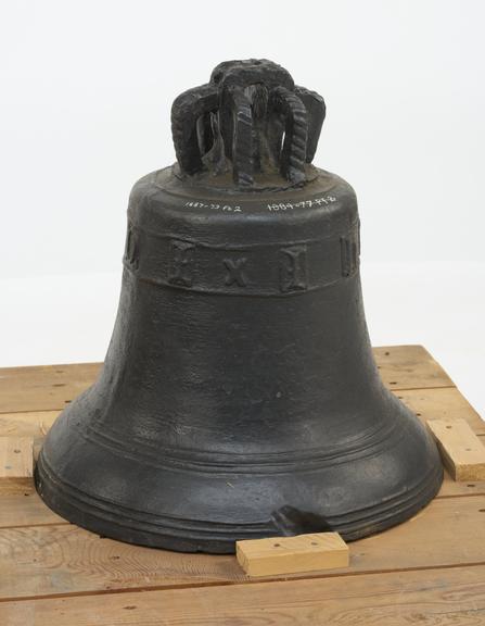Bell from Wells cathedral, one of two, formerly in Glastonbury Abbey