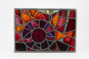 Stained glass panel