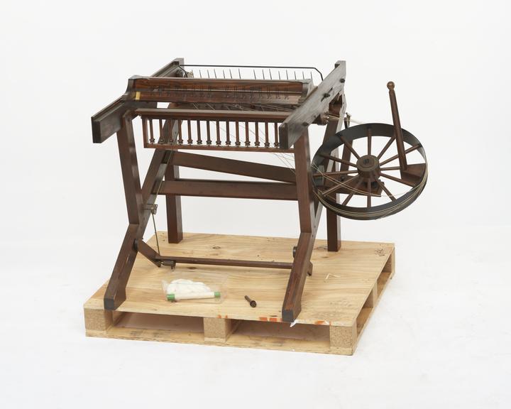 Reproduction of Hargreaves's original Spinning Jenny | Science