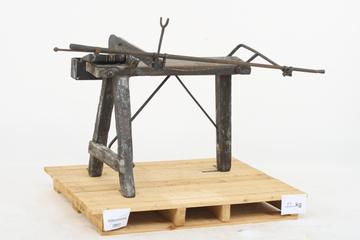Bottle Maker's Chair and Blow Pipes