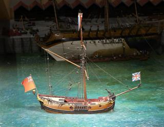 Rigged Model of an English Hoy