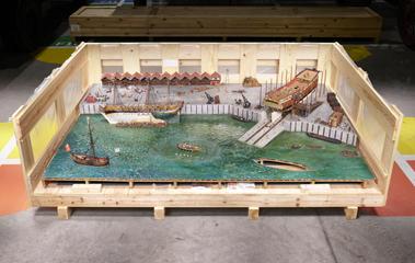 Model of a Naval Dockyard
