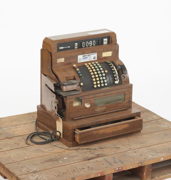 NCR electromechanical cash register with receipt printer, c. 1930