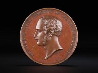 Great Exhibition Services Medal awarded to Robert Stephenson