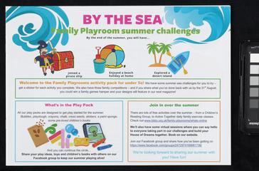 By the Sea Family Playroom Summer Challenge by Bromley by Bow Centre