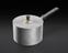 Aluminium saucepan with phenolic handles