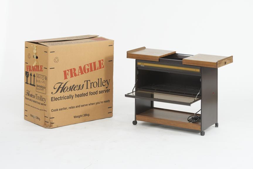 Philips Hostess Regent food trolley, c 1980.