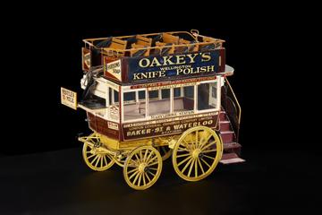 Model of horse-drawn omnibus, 1911