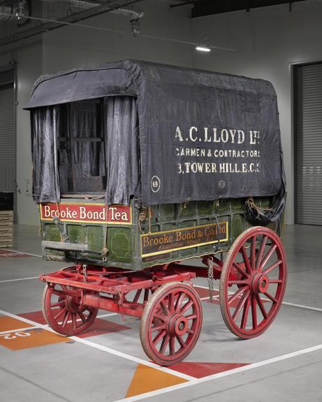 Horse-drawn Brooke Bond Van