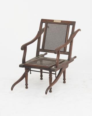 Carrying Chair for Invalid, with Adjustable Seat