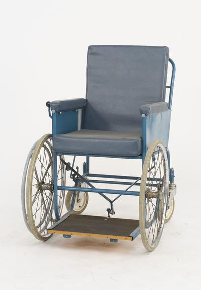Wheelchair, tubular steel construction