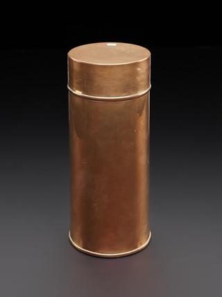 Copper canister used to sterilise Perti dishes