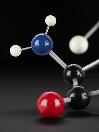 Molecular model of 6-aminopenicillinaic acid (6-APA)