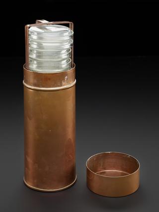 Copper canister used to sterilise Perti dishes